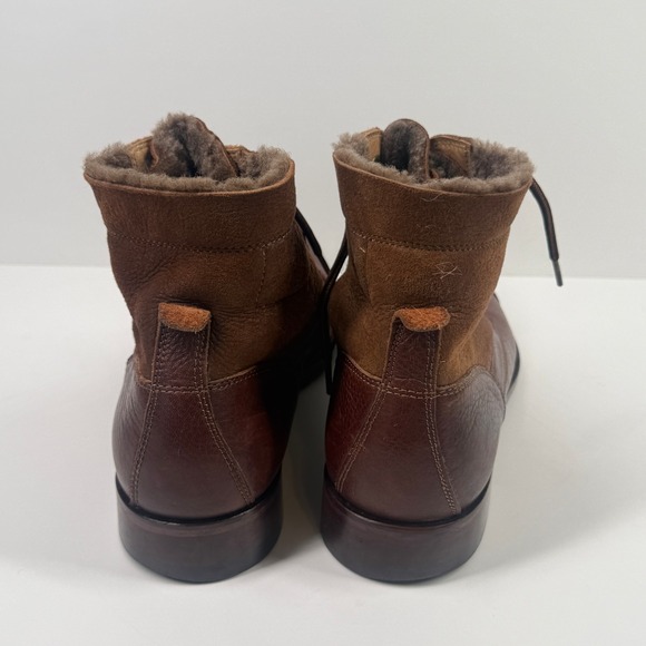 Johnston & Murphy Connelly Cap Toe Lace Up Brown Leather Winter Boot Size 9 main image 7